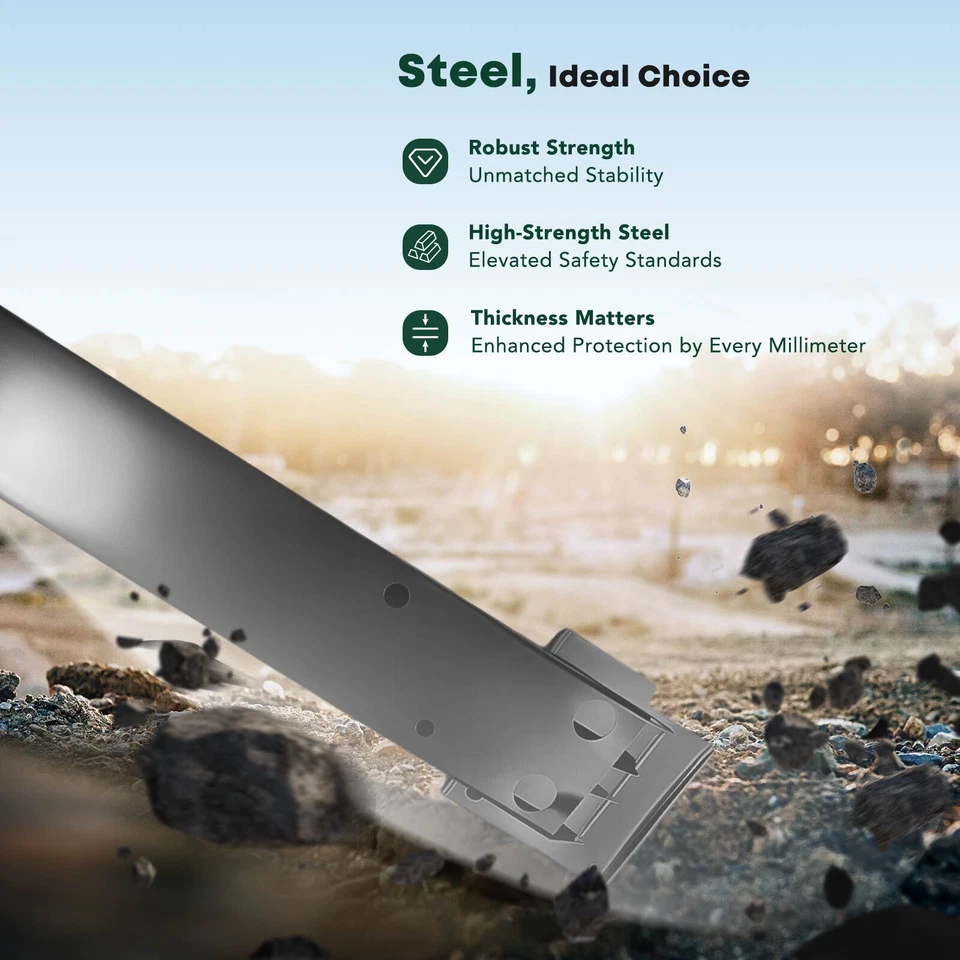 Barra de impacto de refuerzo de parachoques delantero para Chevy Malibu 08-12 Saturn Aura acero Foto 4 de 4