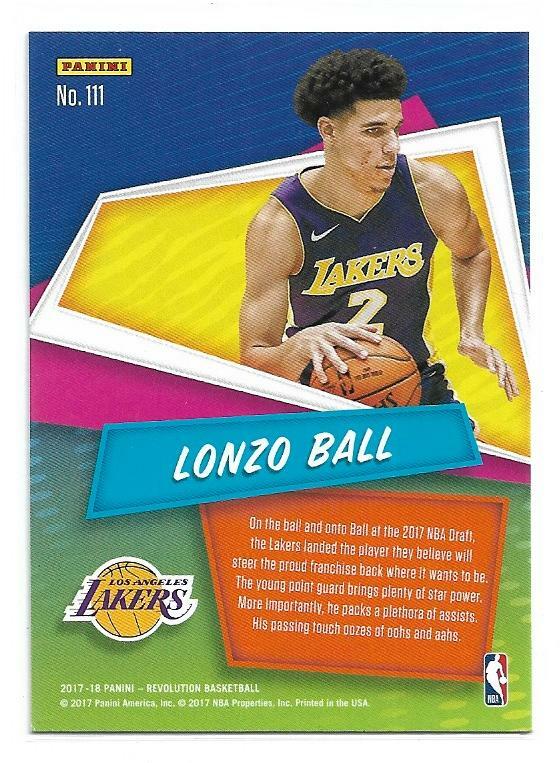ファングッズ Lonzo Ball RC Revolution Panini Lakers s-l400.jpg