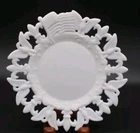 Vintage Westmoreland Milk Glass Americana Eagle & Flag 7” Bicentennial Plate
