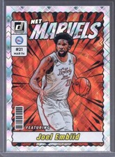 Joel Embiid 2023-24 Panini Donruss Basketball Net Marvels Diamond