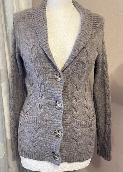 Women Banana Republic Sweater Brown Cashmere 36 /