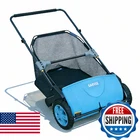 Garveelife Manual Push Lawn Sweeper 21-Inch Yard Collector 3.5 Cu. Ft.