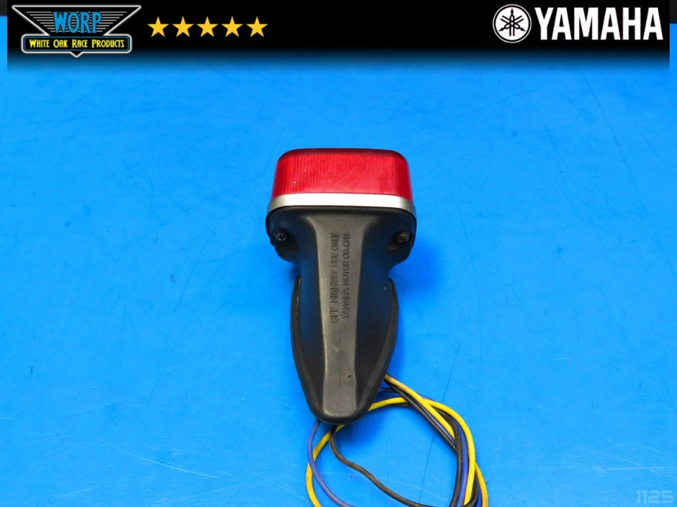 1974 YAMAHA TY250 TRIAL 250 BRAKE TAIL LIGHT LAMP + MOUNT ~ GENUINE OEM - Image 3 of 4