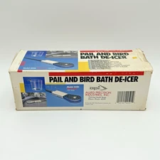 API 250D De-Icer 200W Pail Bird Bath Untested As Is Vintage 1997 USA Made
