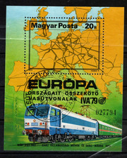 HUNGARY-1979.S/S - Intl.Transportation Exhibition/Train/Rail (1) USED! Mi Bl.137