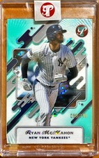2025 Topps Pristine RYAN MCMAHON Encased Aqua Refractor Card /199 #191 Yankees