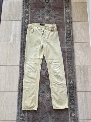 Versace Vintage Butter Yellow Jeans Size 28 (fits Like 4-6)