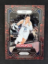 2024 Panini Prizm Monopoly WNBA Kayla McBride Classic Icons Red Prizm #61 Lynx