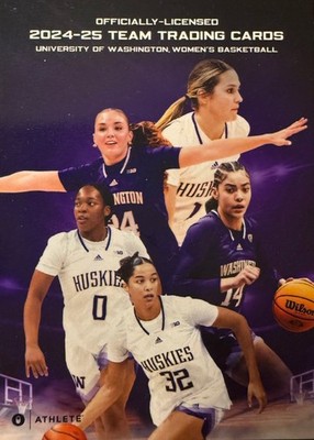 2024-25 UNIVERSITY OF WASHINGTON WOMEN'S BASKETBALL ONIT ATHLETE TRADING CARDS