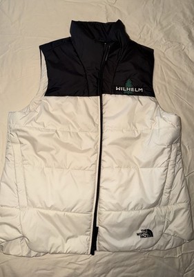 The North Face XL Puffer Vest Black White Ladies Everyday Insulated Wilhelm Comp
