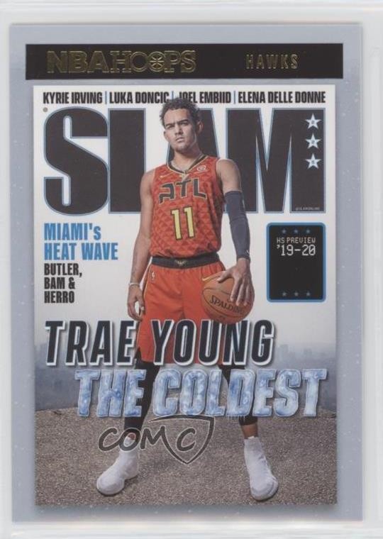 2020-21 Panini NBA Hoops Slam Winter Trae Young #6 0pp4