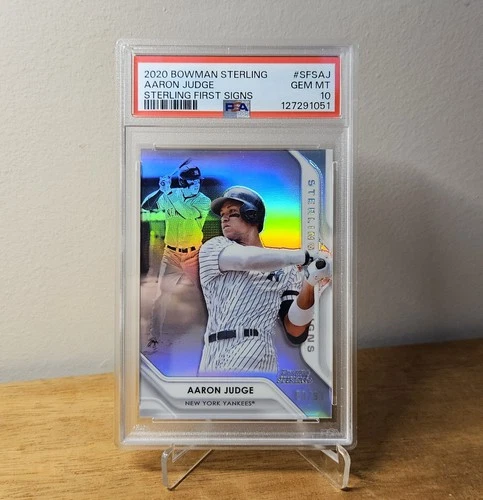 2020 BOWMAN STERLING AARON JUDGE STERLING FIRST SIGNS PSA 10  /99 🚀