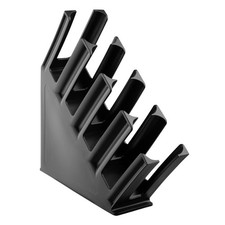 Olympia Kristallon Cup Holder Black 4 Slots Durable Polypropylene 300x380x460mm