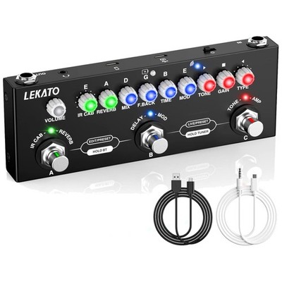 Rechargeable Electric Guitar Multi Pedal with Bluetooth