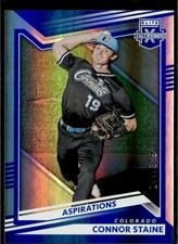 2022 Panini Elite Extra Edition #146 Connor Staine Aspirations Blue #/349