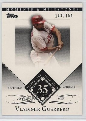 2007 Moments & Milestones Vladimir Guerrero (2004 AL MVP 39 Home Runs) HOF 1ti6