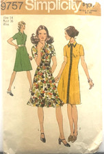 Rare Simplicity Pattern 9757 - Princess Dress Size 14