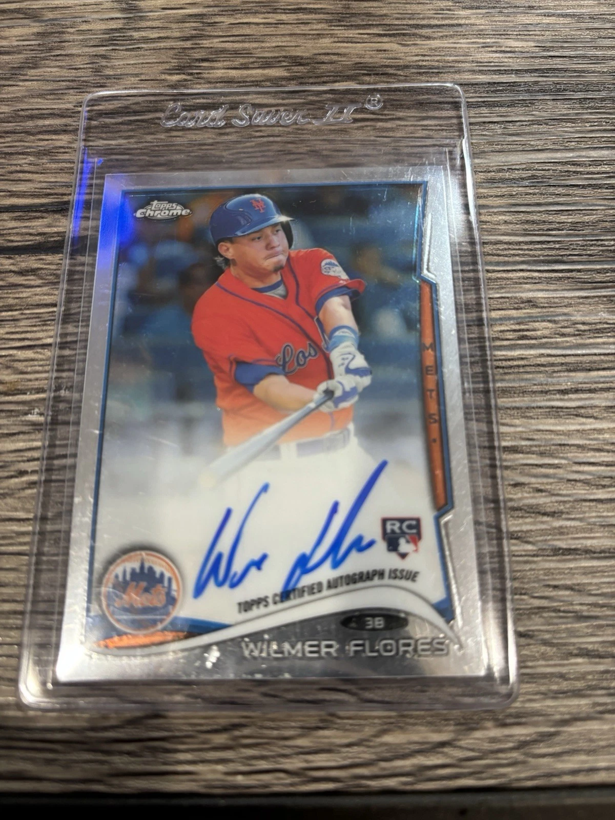 2014 Topps Chrome - Wilmer Flores #67 Image Variation Rookie Autographs (AU, RC)