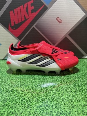 Adidas Predator Elite FT FG Lucid Red Core Black Cloud White JS0380 Size 8 NEW