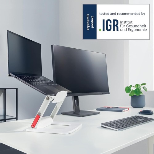 Leitz höhenverstellbarer Laptopständer mit mehreren Winkeln, für 13“ - 15“ Lapto - Photo 4/7