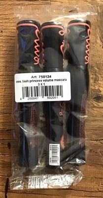 Lot of 3 ESS Essence Lash Princess Volume Mascara Deep BLACK Art: 750124