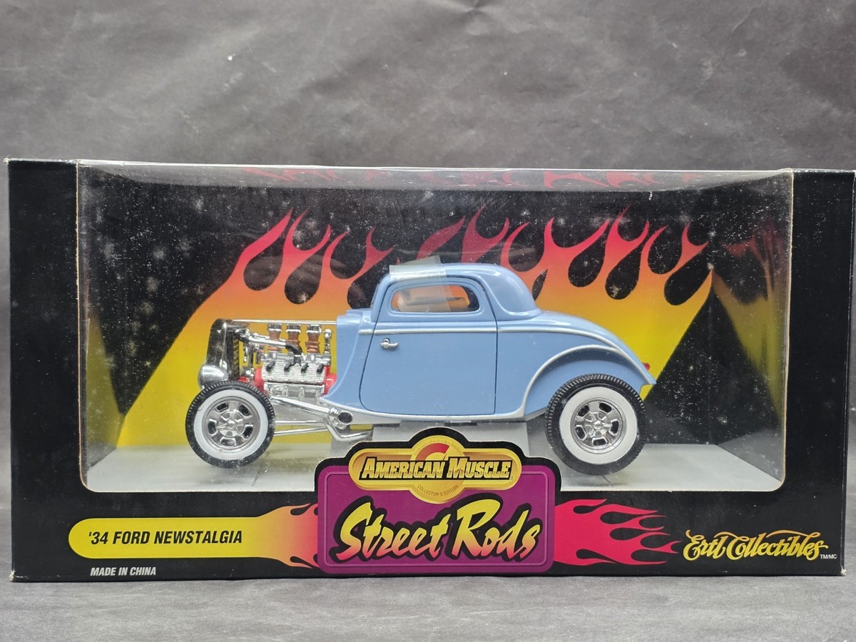 ERTL American Muscle 1934 Ford 3 Window Coupe Hot Rod 1:18 Scale