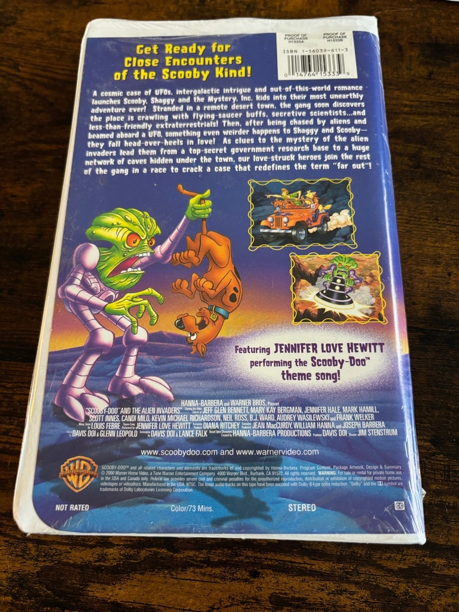Scooby-Doo and the Alien Invaders VHS Warner Brothers NEW SEALED