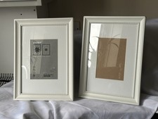 Cream Decorative Frames Set of Two A4 Size Photo Or Print Picture Frames WallArt