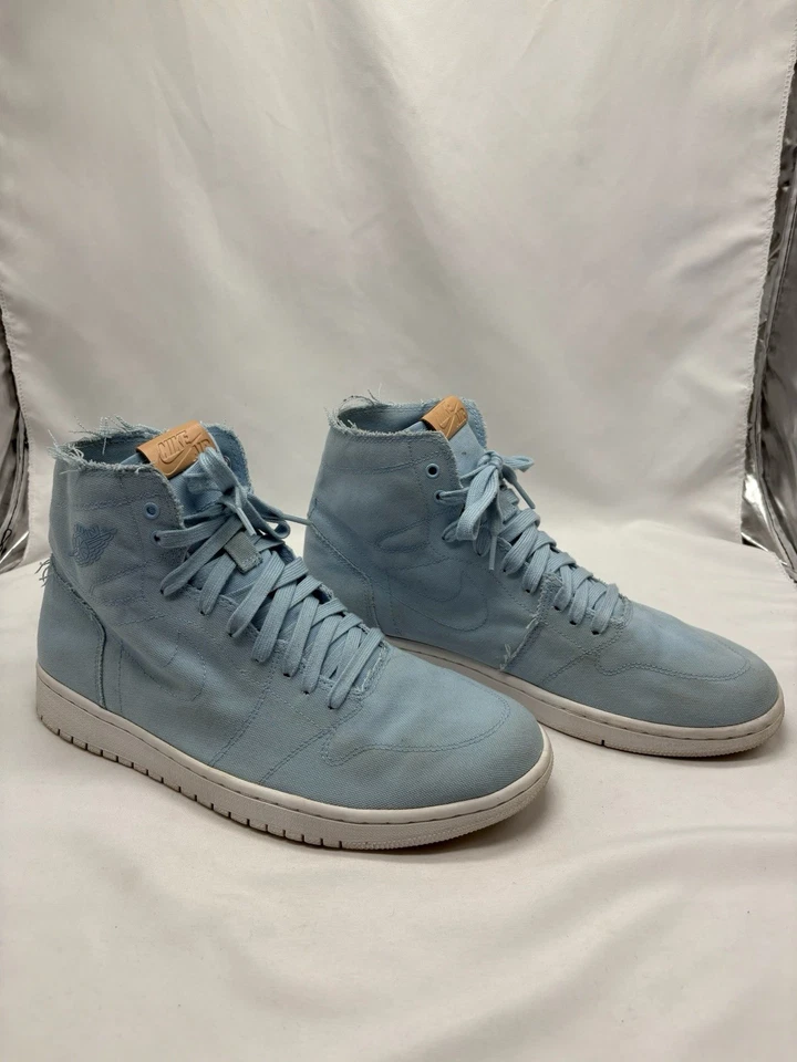 Air Jordan 1 Retro Deconstruido Alta Pascua Para hombres 11 Nike Azul 867338-425 Foto 2 de 4