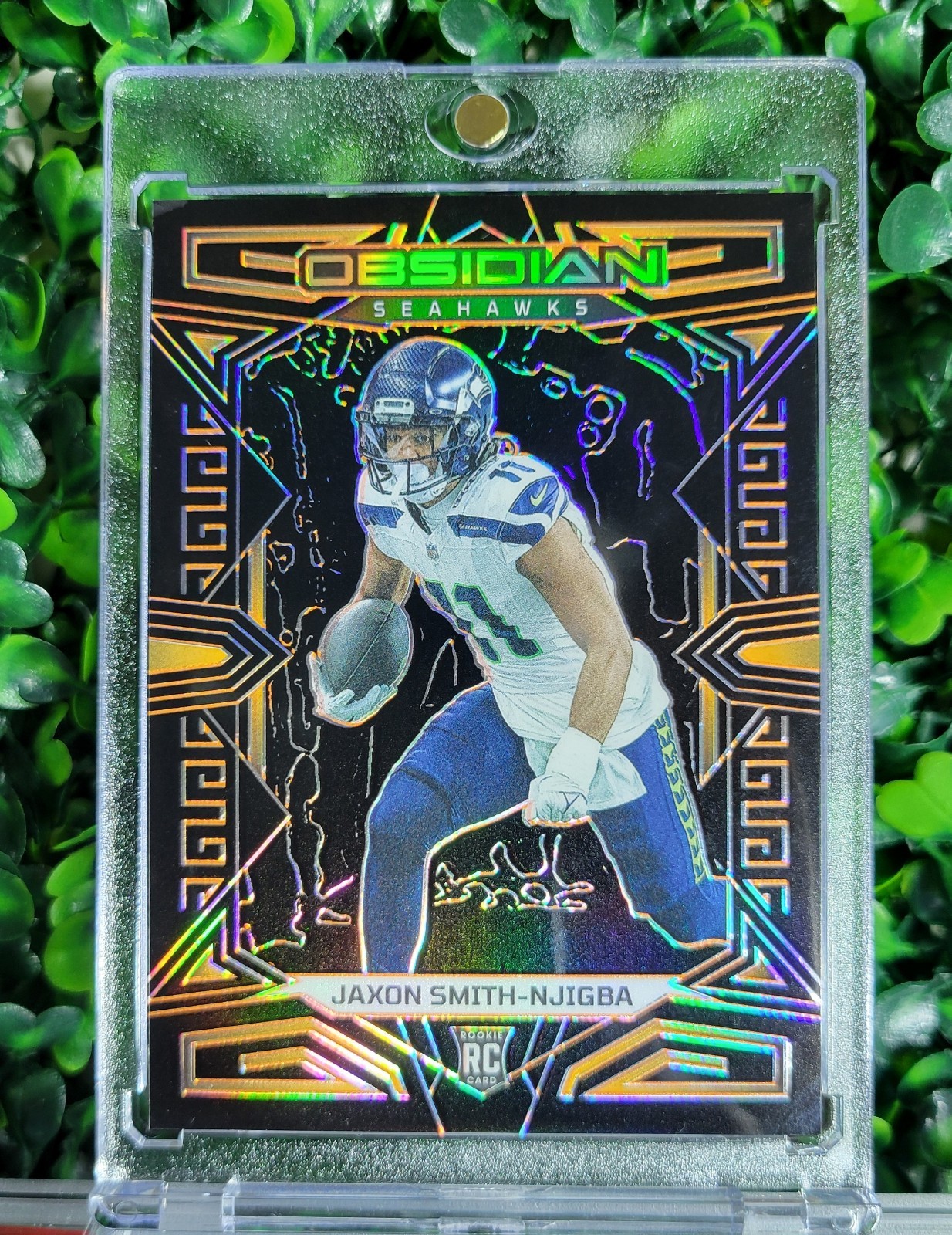 2023 Panini Obsidian - Jaxon Smith-Njigba #186 Electric Etch Orange /49 (RC)