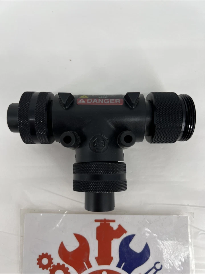 Allen Bradley 280-T35 Ser. A, Power Tee M35, 1 Male, 2 Female, 4-Pin, 3-Ph, 25 A - Image 4 of 4