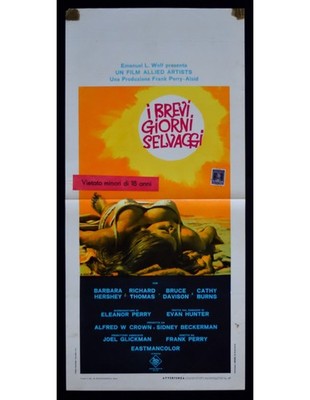Plakat I Kurzreise Tage Kerle Richard Thomas Barbara Hershey Sun B290