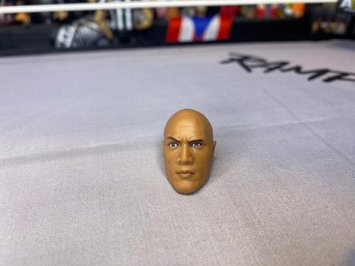 Rock Stern Face Head Final Boss WWE Ultimate Custom Fodder