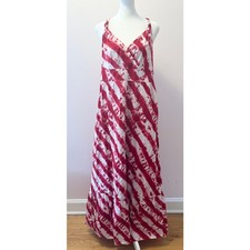 CALYPSO ST. BARTH for Target Shibori Tie Dye Cross Back Maxi Dress Size 12
