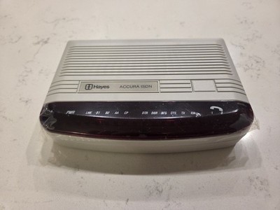  NOS Vintage 1996 Hayes ACCURA ISDN Terminal Adapter Modem XZ00US New Open Box
