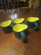 Tabitha Brown Avocado Stoneware Mugs Set Of 4