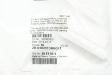 40 pcs Phoenix Contact serrated tape ZB 6: unprinted