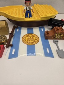 Lego Duplo 10514 Jake&rsquo;s Pirate Ship Bucky  Incomplete See Pictures 