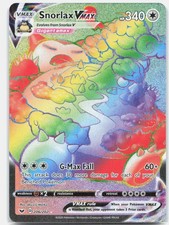 Snorlax VMAX ホロレア 340HP Snorlax VMAX 206/202 Swsh01: Sword & Shield for sale | eBay