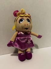 Disney Muppets Miss Piggy Plush Small Stuffed Animal with Pink Dress 2019