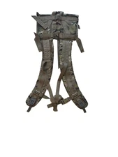 USGI MOLLE II Large Rucksack Shoulder Straps (FRAME) OCP/Multicam Repaired