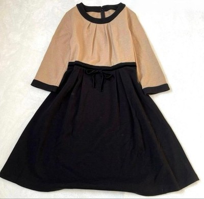 Courreges Wool Dress Docking Back Zip Size 40