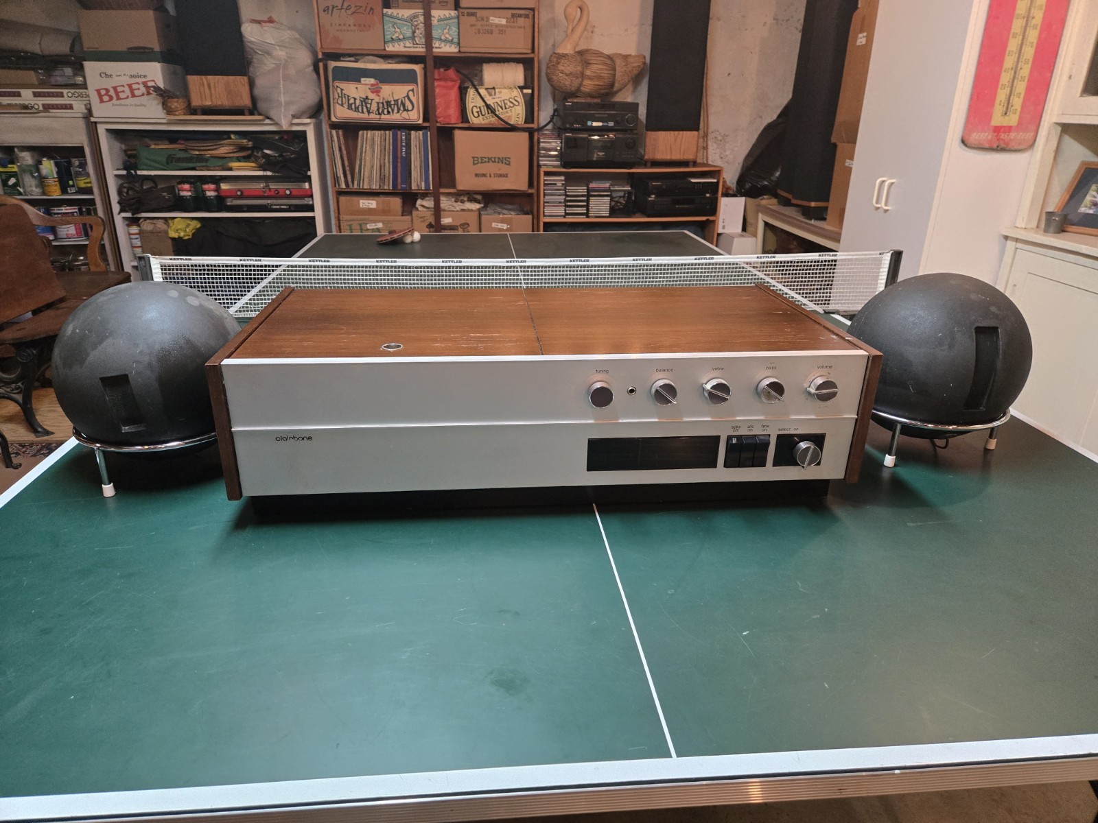  Clairtone T13-G3 Stereo System Original Globe Speakers  Working  1966 