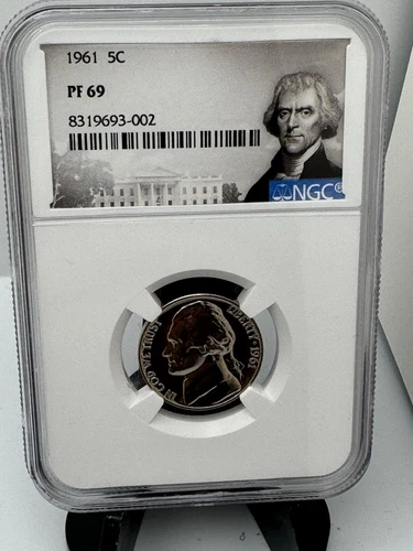 1961 Jefferson Nickel 5c PF69 NGC Special Label