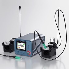 300W Dual Channel Electronics Soldering Station with C115 Handle