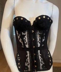 $ 650 AGENT PROVOCATEUR STEVIE LACE CORSET SIZE 3