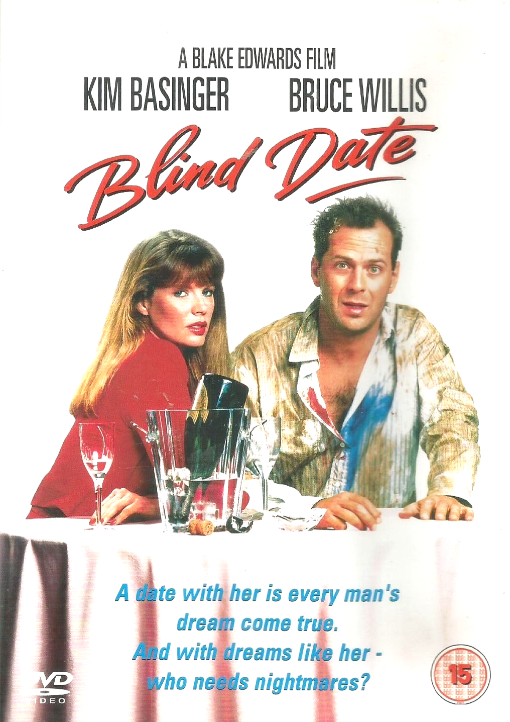 Blind Date DVD Bruce Willis Kim Basinger Blake Edwards  comedy