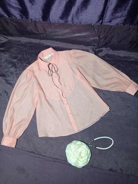 Women & Other Stories Shirt Pink Polyester 40 / L