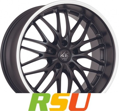 Barracuda Voltec T6 mattblack PureSports / Color Trim weiss 8x19'' ET38 LK5 12...