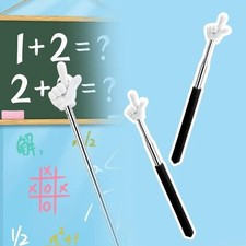 Stainless Steel Telescopic Teaching Pointer with Non-slip Grip Adjustable Leng